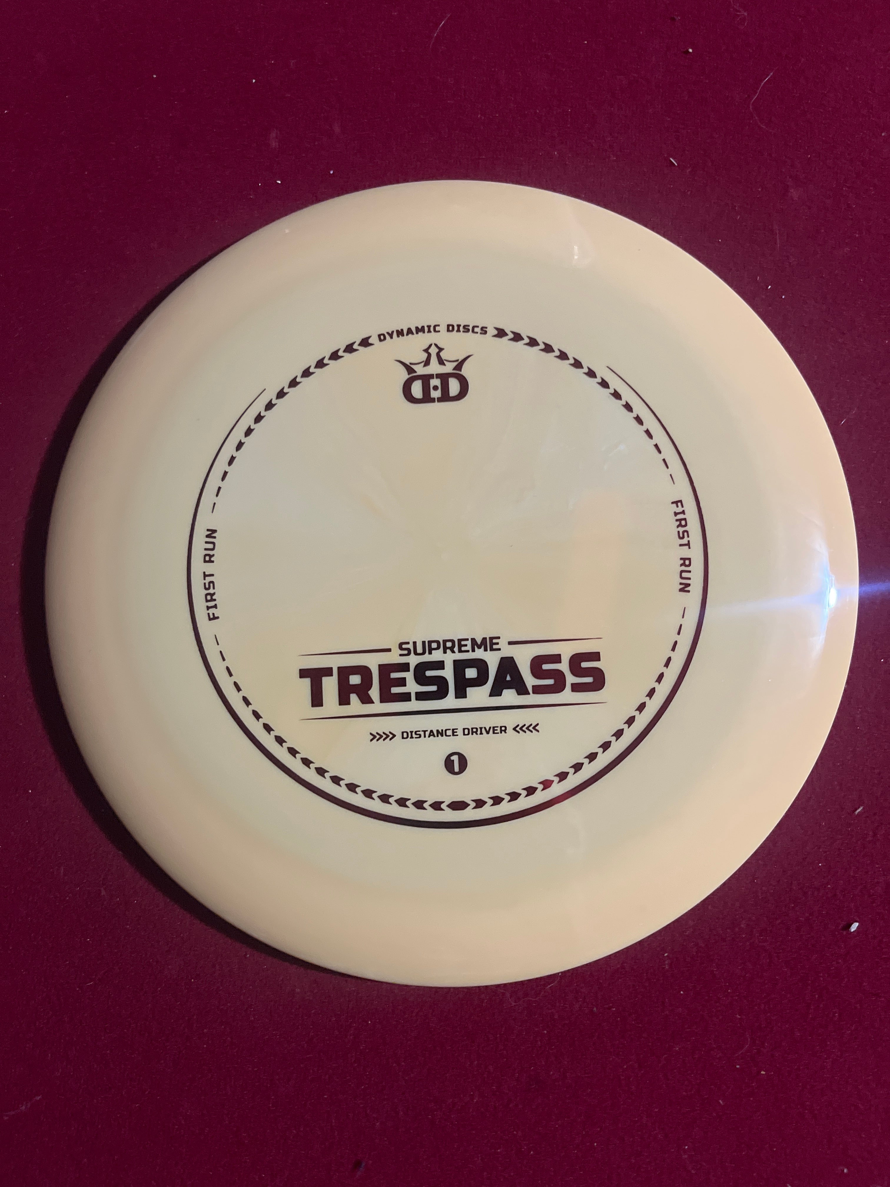 1st Run Supreme Trespass – Anchor Flight Discs